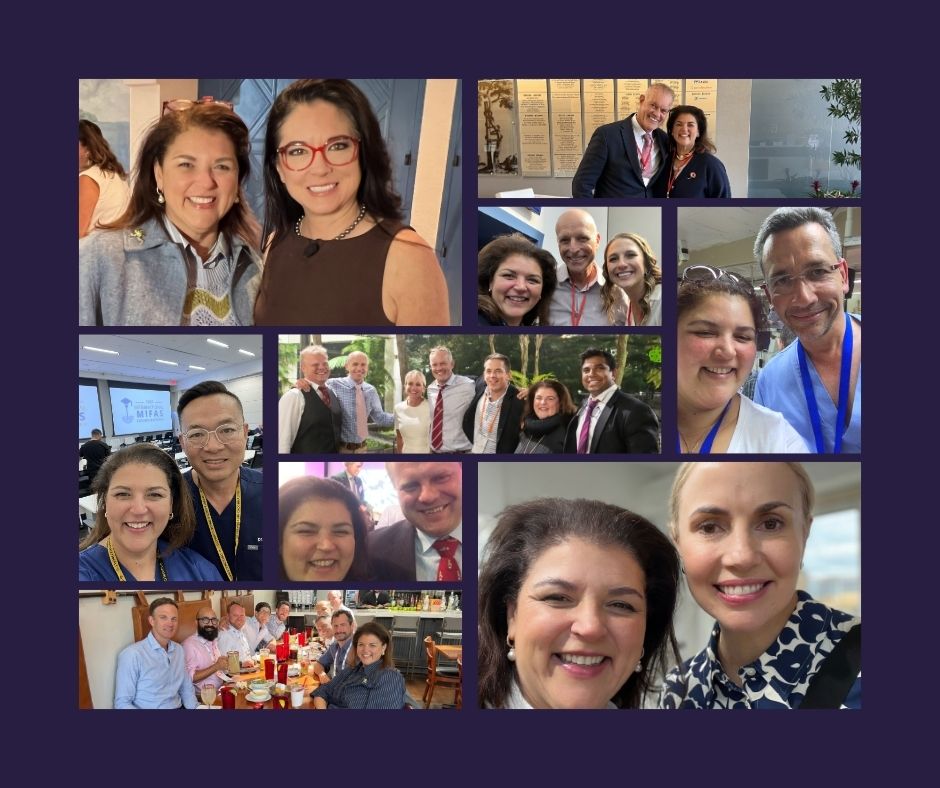 Dr Ros Miller with colleagues