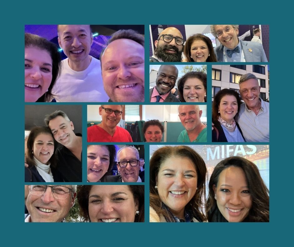 Dr Ros Miller with Colleagues